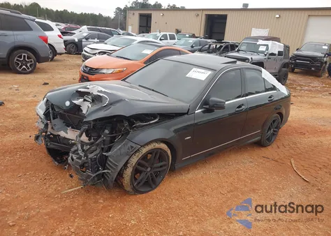 2012 Mercedes-Benz C 250 Sport from USA, damaged, VIN WDDGF4HB3CR216232